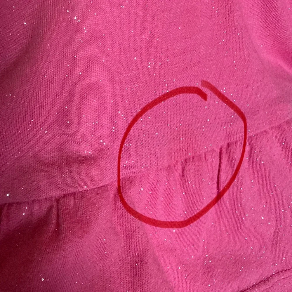 Justice Girls 6 Pink Sparkle Skort
